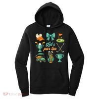 Lets Par Coquette Bow Golf Golfing Golfer Women Women's Hoodie thumb 0
