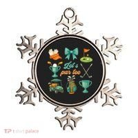 Lets Par Coquette Bow Golf Golfing Golfer Women Ornament thumb 0