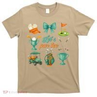 Lets Par Coquette Bow Golf Golfing Golfer Women T-Shirt thumb 0