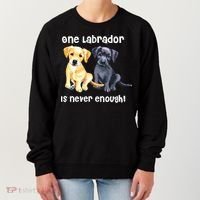 Labrador Pet Dog Funny T Gift Black Golden Yellow Lab Women's Sweatshirt thumb 0