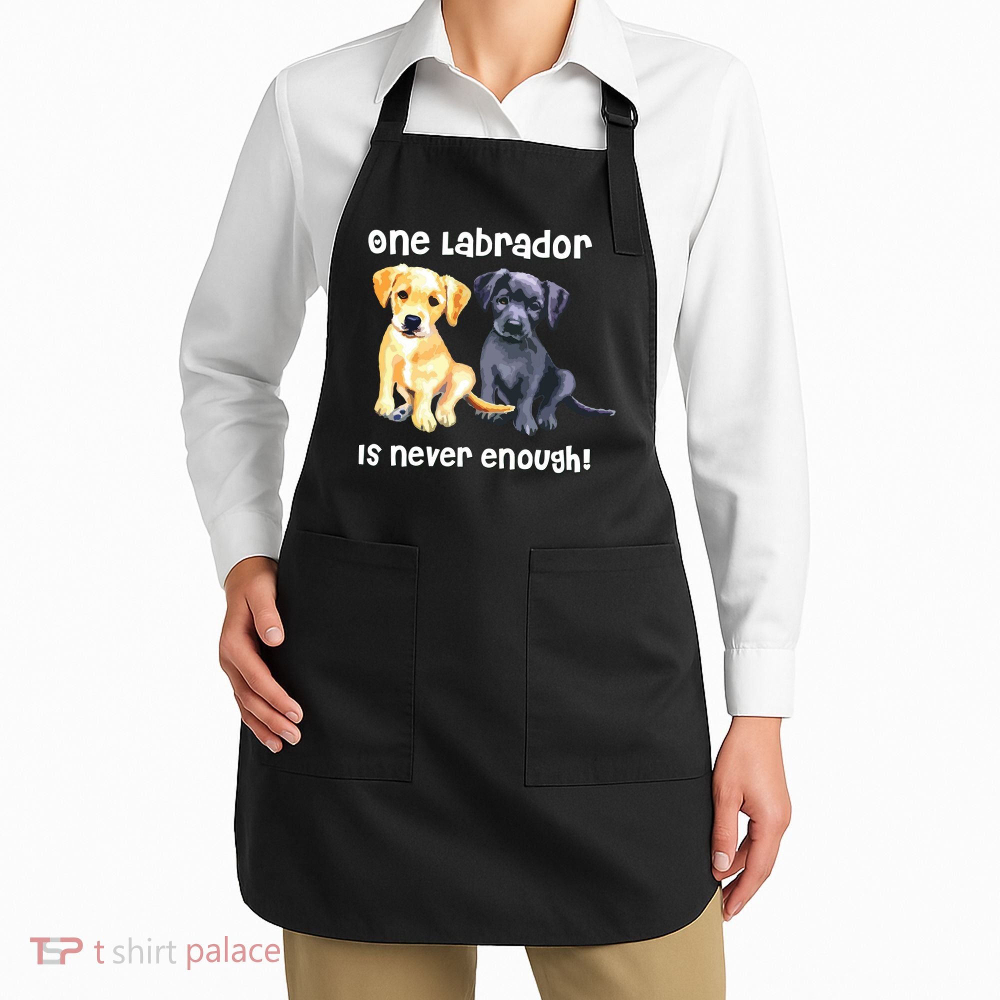 Labrador Pet Dog Funny T Gift Black Golden Yellow Lab Apron