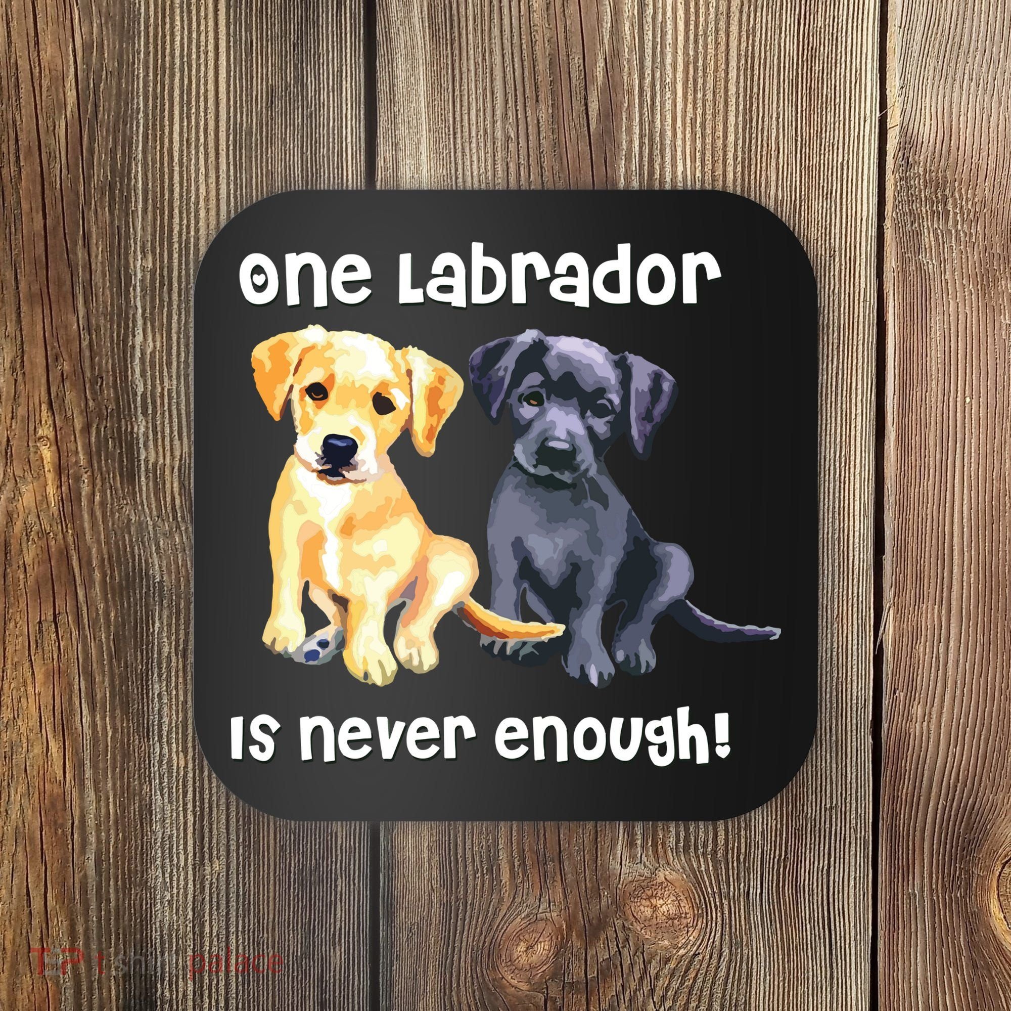 Labrador Pet Dog Funny T Gift Black Golden Yellow Lab Coaster