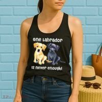 Labrador Pet Dog Funny T Gift Black Golden Yellow Lab Women's Tank Top thumb 2
