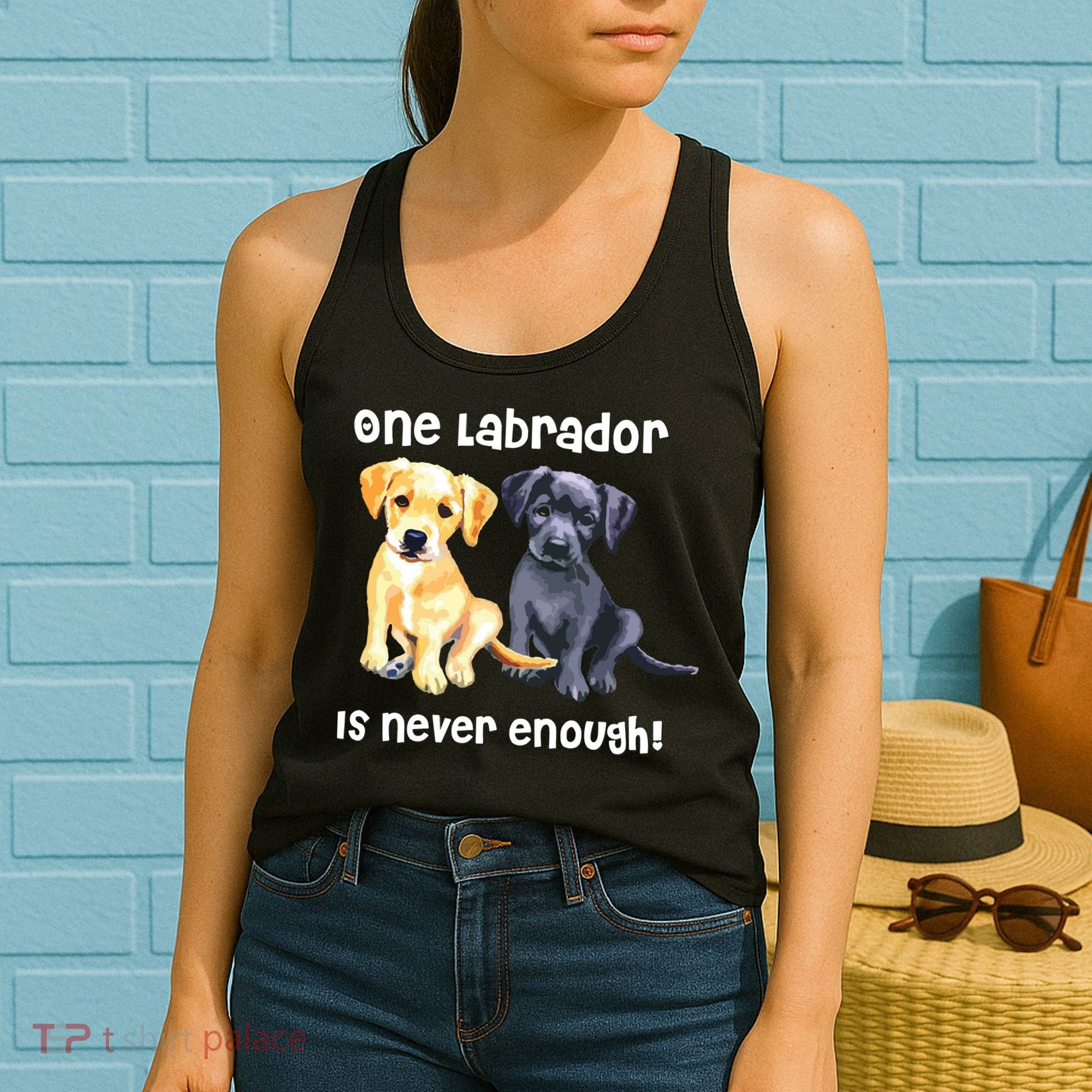 Labrador Pet Dog Funny T Gift Black Golden Yellow Lab Women's Tank Top