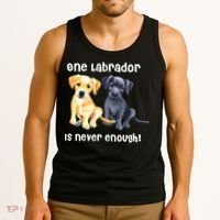 Labrador Pet Dog Funny T Gift Black Golden Yellow Lab Tank Top thumb 3