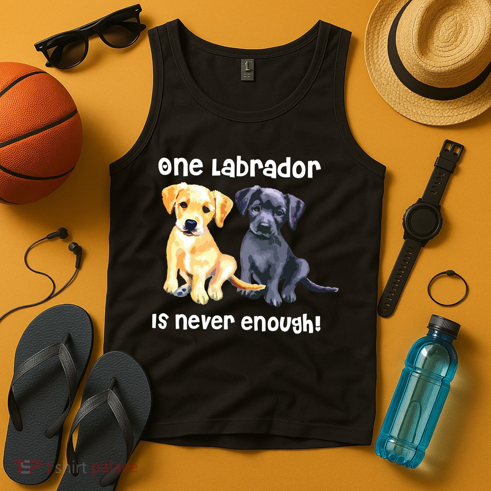 Labrador Pet Dog Funny T Gift Black Golden Yellow Lab Tank Top
