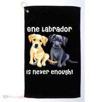 Labrador Pet Dog Funny T Gift Black Golden Yellow Lab Golf Towel thumb 0