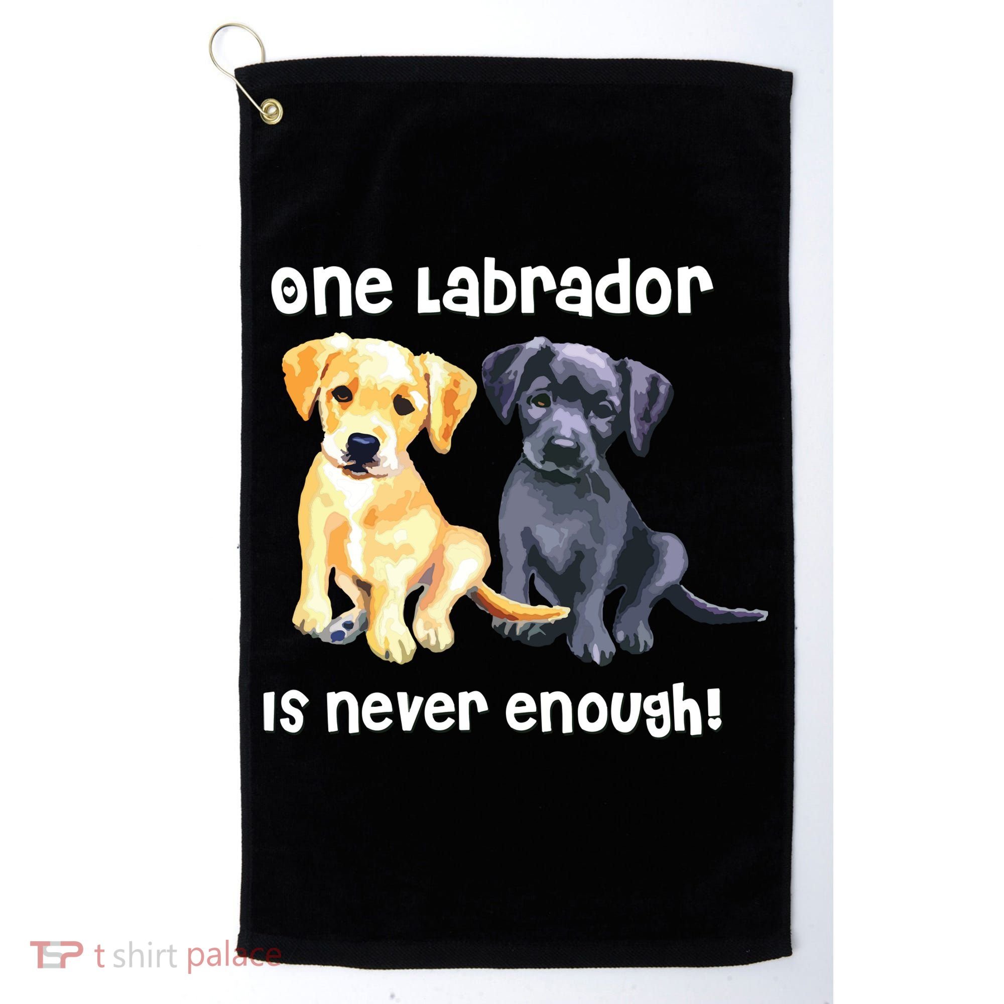 Labrador Pet Dog Funny T Gift Black Golden Yellow Lab Golf Towel