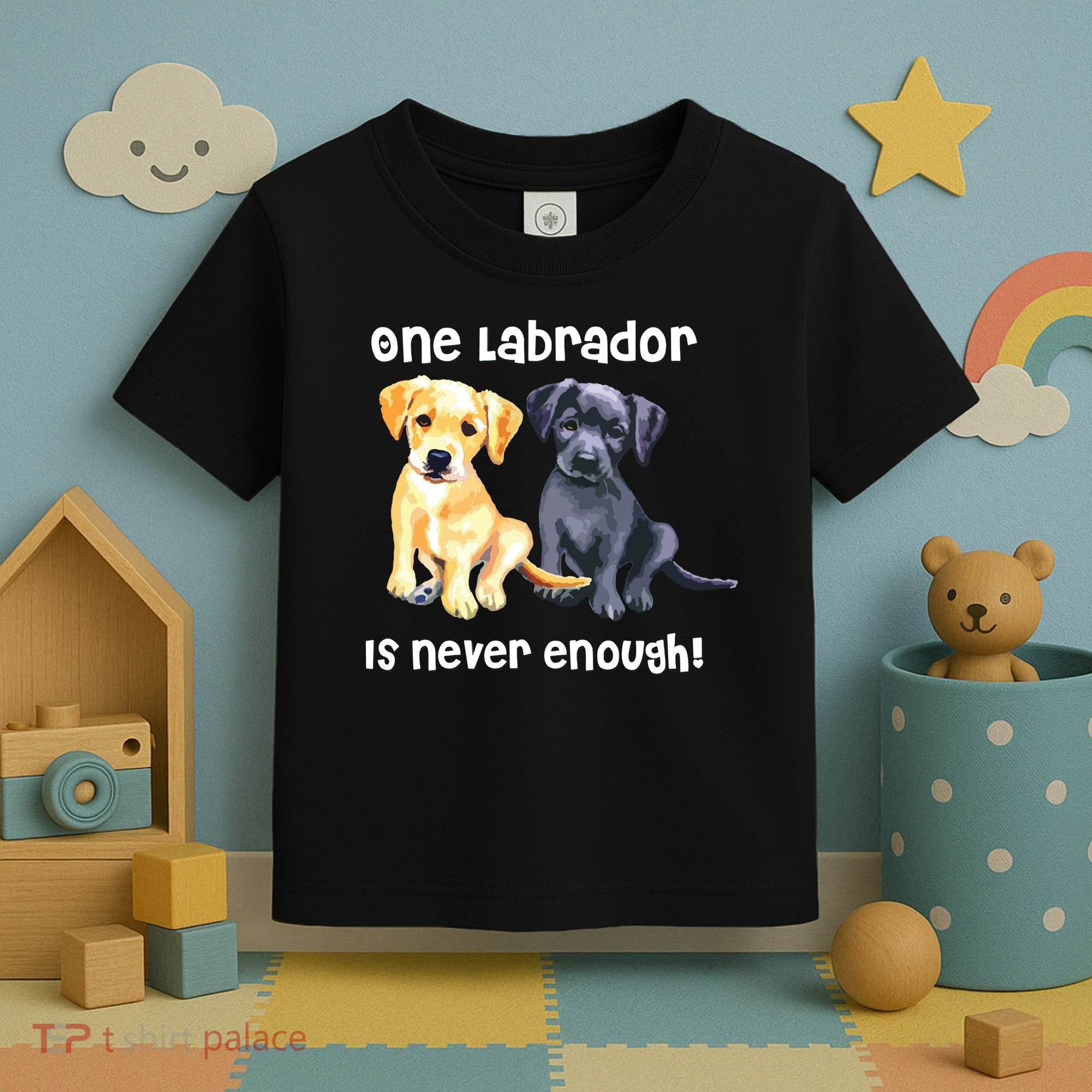 Labrador Pet Dog Funny T Gift Black Golden Yellow Lab Toddler T-Shirt