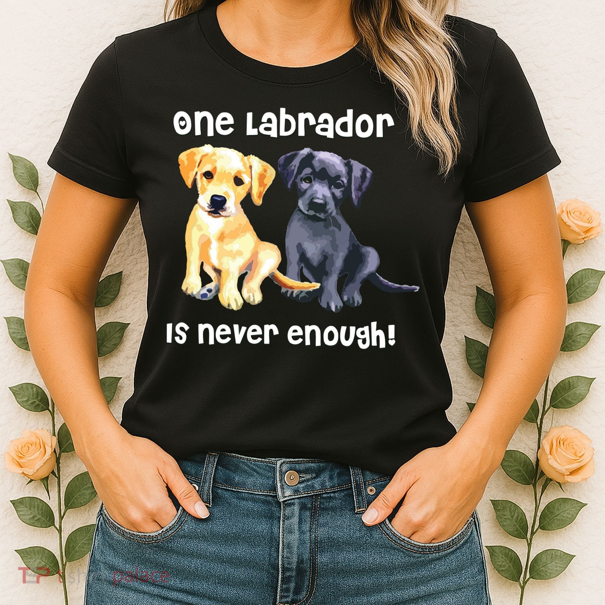 Labrador Pet Dog Funny T Gift Black Golden Yellow Lab Women's T-Shirt