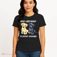 Labrador Pet Dog Funny T Gift Black Golden Yellow Lab Women's T-Shirt thumb 4