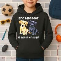 Labrador Pet Dog Funny T Gift Black Golden Yellow Lab Kids Hoodie thumb 2