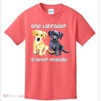 Labrador Pet Dog Funny T Gift Black Golden Yellow Lab Kids T-Shirt thumb 0