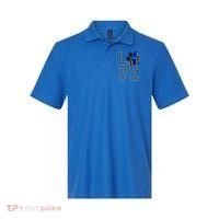 Love Police Dog Paw Print Thin Blue Line K9 Gift Polo thumb 0