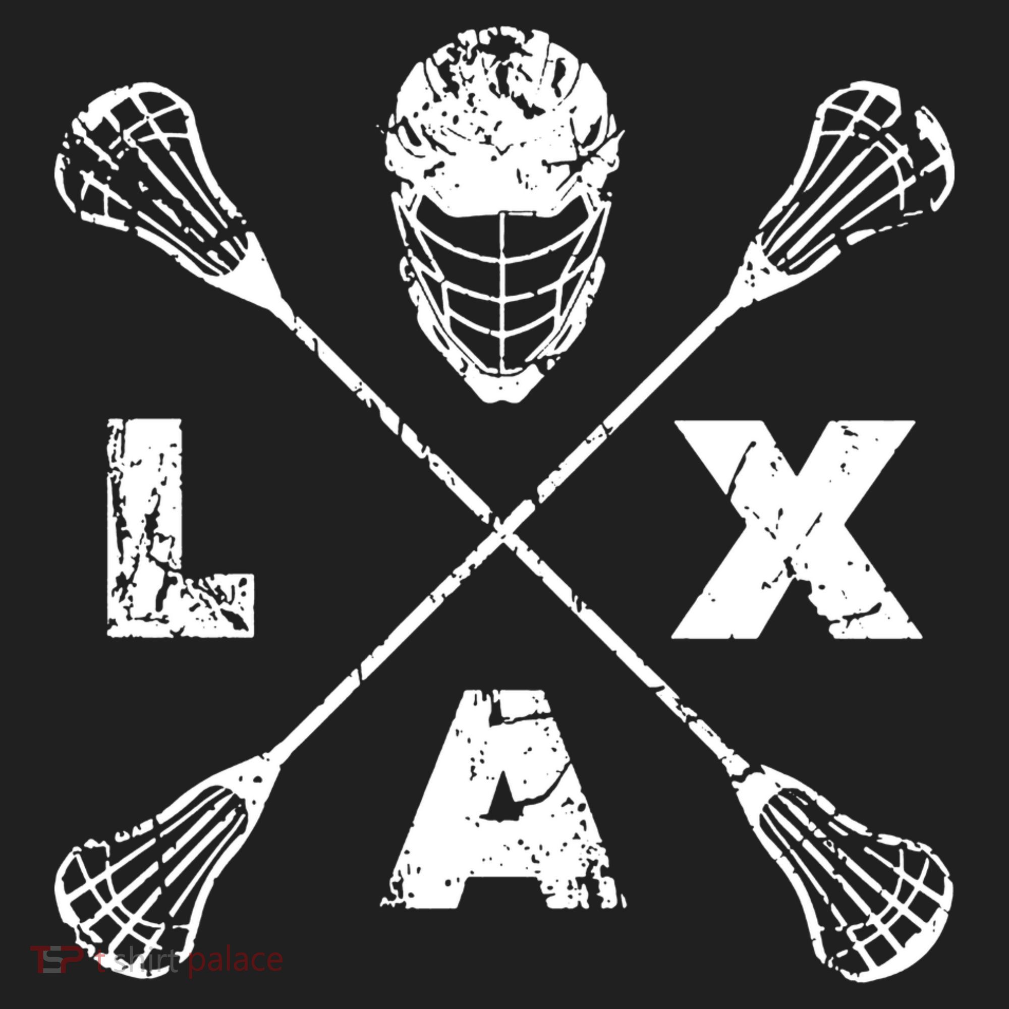 LAX Player Distressed Lacrosse Logo For Lacrosse Lovers Women's Sweatshirt