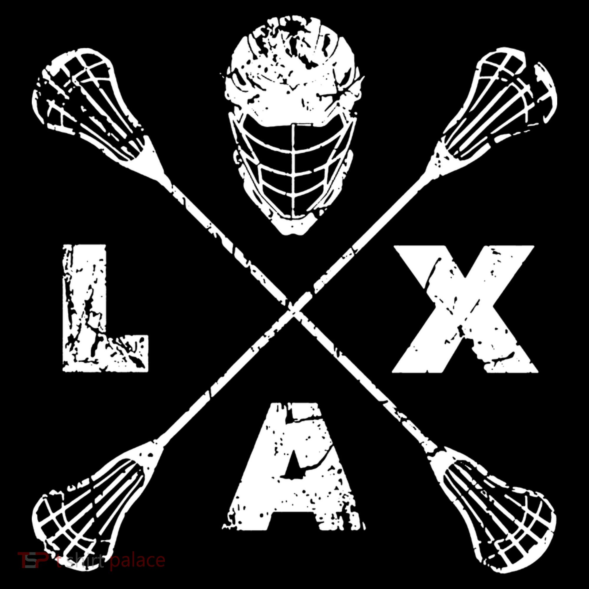 LAX Player Distressed Lacrosse Logo For Lacrosse Lovers Backpack