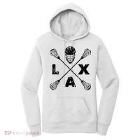 LAX Player Distressed Lacrosse Logo For Lacrosse Lovers Women's Hoodie thumb 0