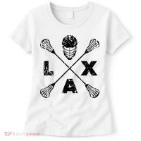 LAX Player Distressed Lacrosse Logo For Lacrosse Lovers Women's T-Shirt thumb 0