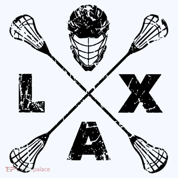 LAX Player Distressed Lacrosse Logo For Lacrosse Lovers Women's T-Shirt