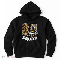 Leopard Print Eighth Grade Teacher 8th Grade Squad Hoodie thumb 0