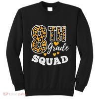 Leopard Print Eighth Grade Teacher 8th Grade Squad Sweatshirt thumb 0