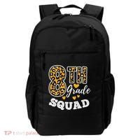 Leopard Print Eighth Grade Teacher 8th Grade Squad Backpack thumb 0