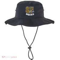 Leopard Print Eighth Grade Teacher 8th Grade Squad Bucket Hat thumb 0