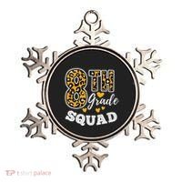 Leopard Print Eighth Grade Teacher 8th Grade Squad Ornament thumb 0