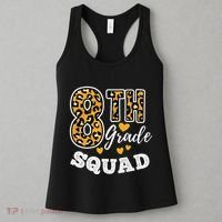 Leopard Print Eighth Grade Teacher 8th Grade Squad Women's Tank Top thumb 3