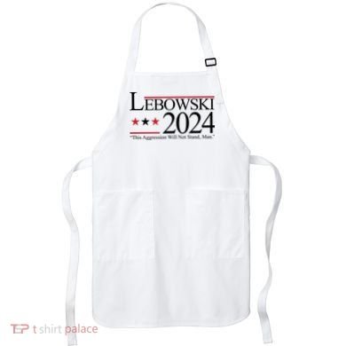 Lebowski Political Election Vote 2024 Apron