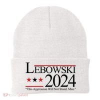 Lebowski Political Election Vote 2024 Beanie thumb 0