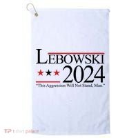Lebowski Political Election Vote 2024 Golf Towel thumb 0