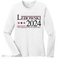 Lebowski Political Election Vote 2024 Women's Long Sleeve Shirt thumb 0