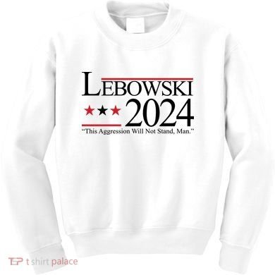 Lebowski Political Election Vote 2024 Kids Sweatshirt