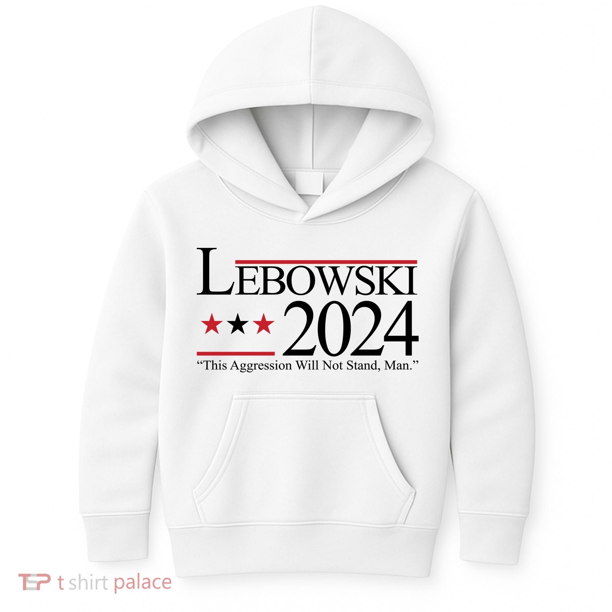 Lebowski Political Election Vote 2024 Kids Hoodie
