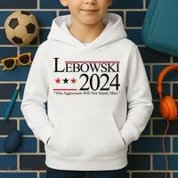 Lebowski Political Election Vote 2024 Kids Hoodie thumb 2
