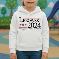 Lebowski Political Election Vote 2024 Kids Hoodie thumb 3