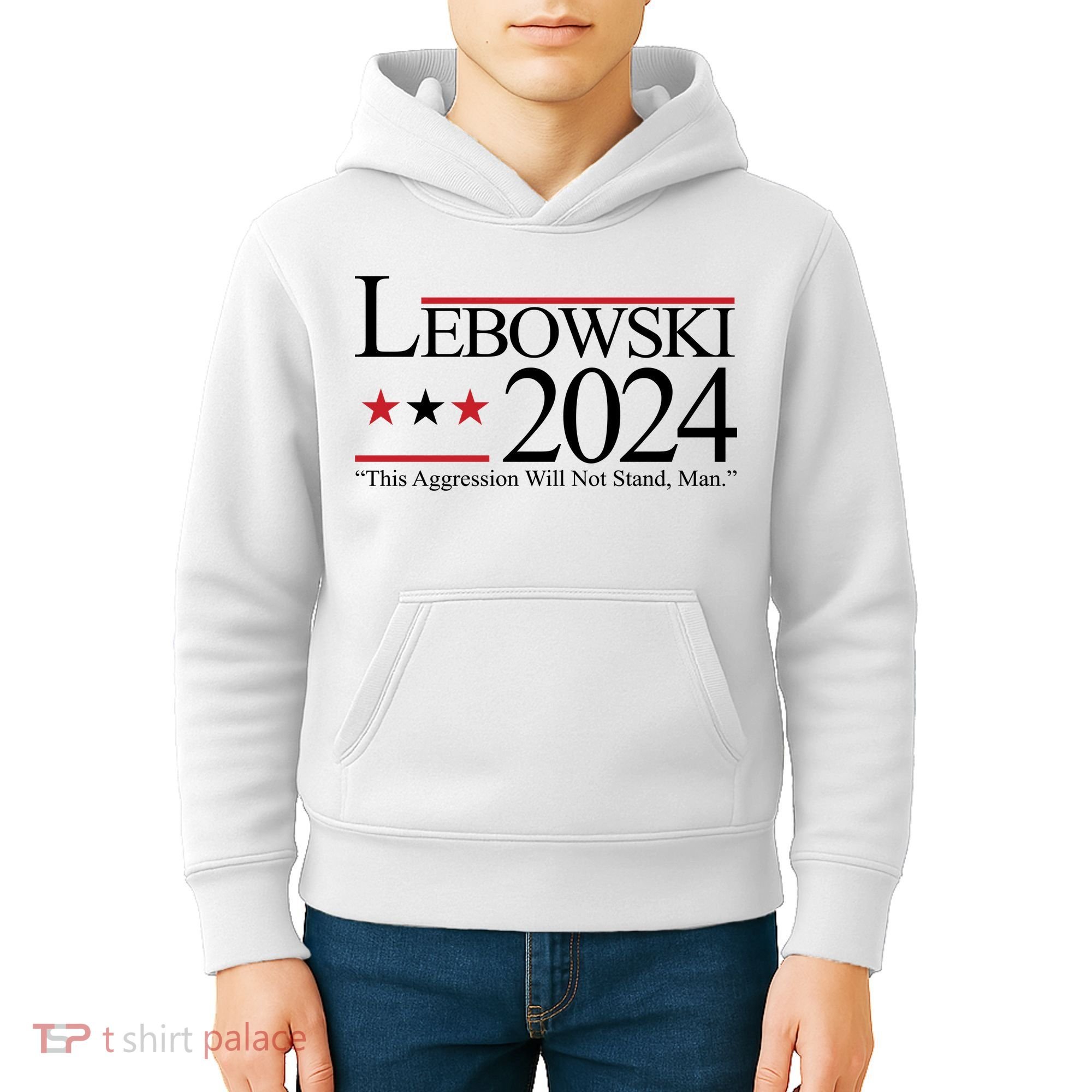 Lebowski Political Election Vote 2024 Kids Hoodie