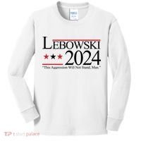 Lebowski Political Election Vote 2024 Kids Long Sleeve Shirt thumb 0