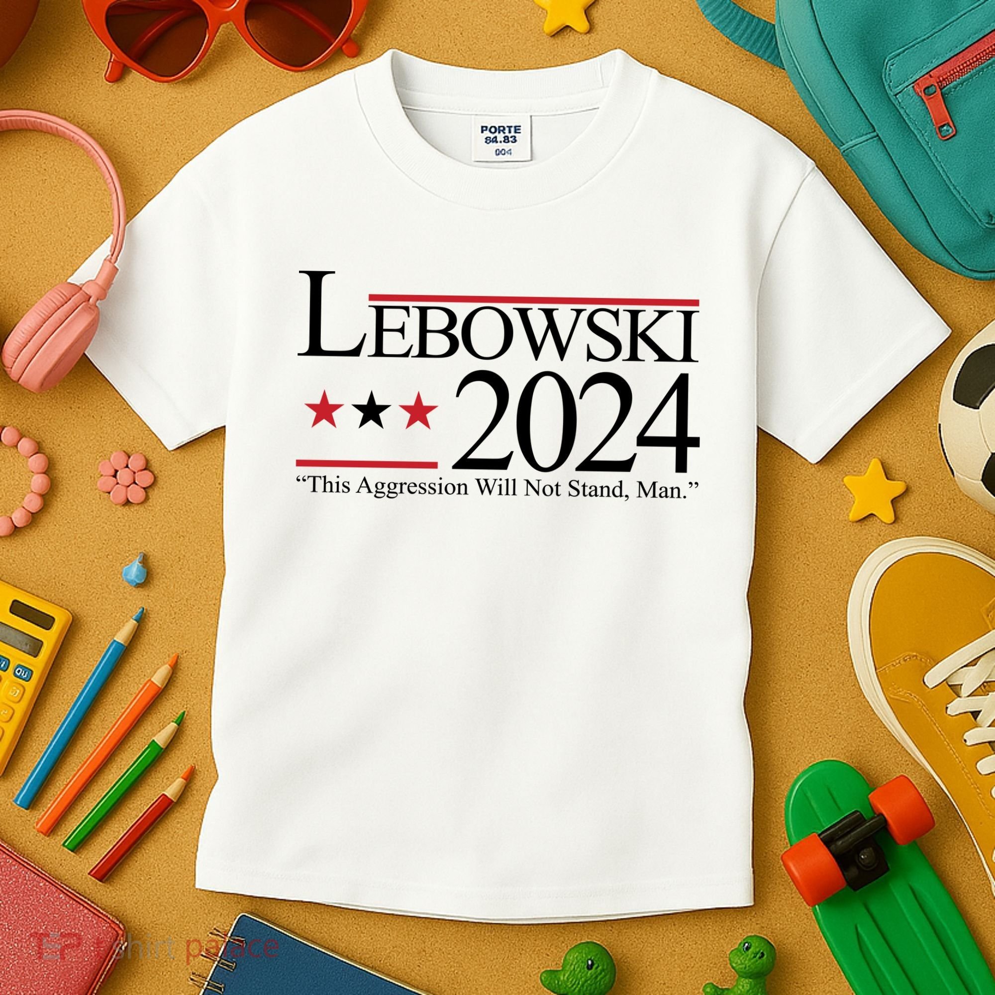 Lebowski Political Election Vote 2024 Kids T-Shirt