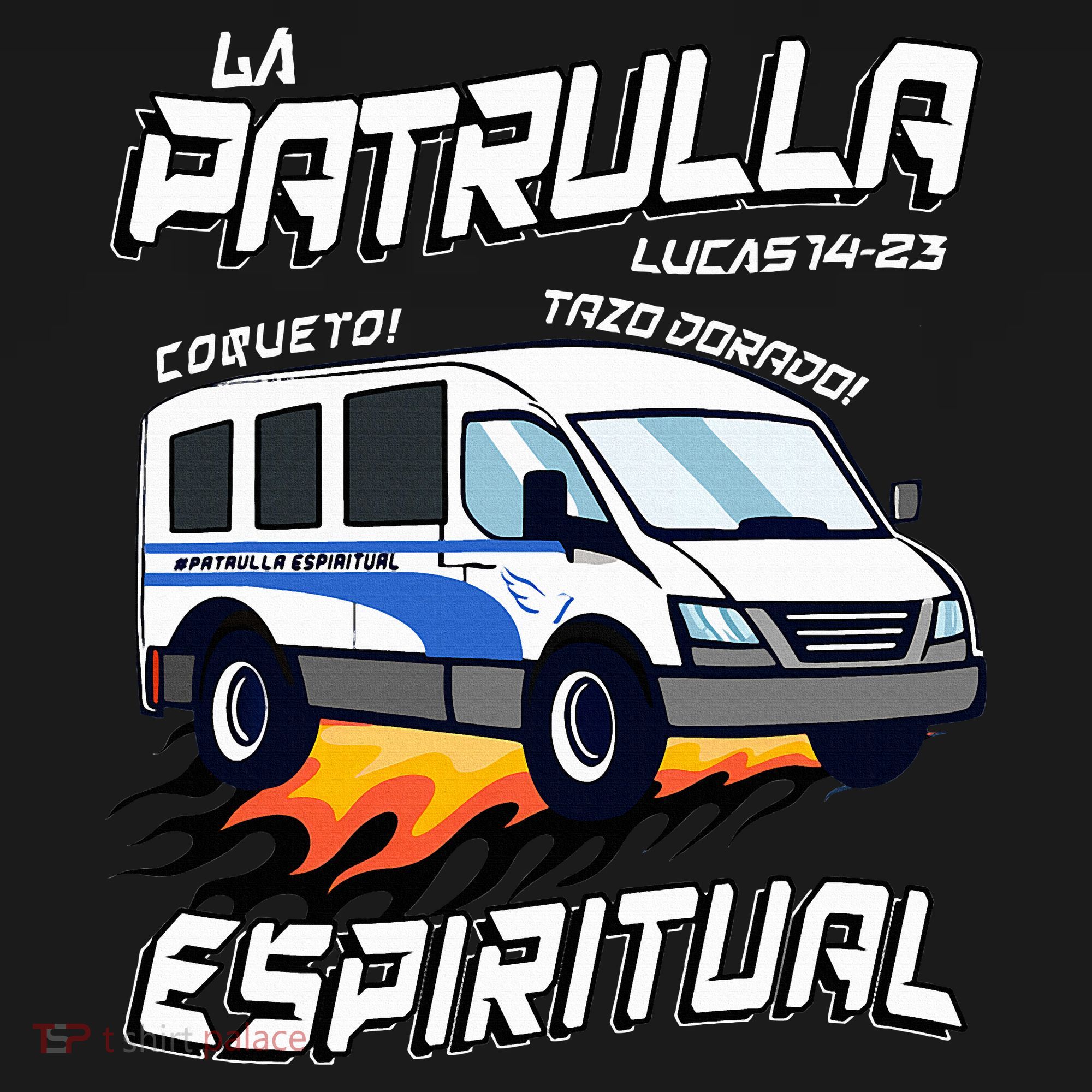 La Patrulla Espiritual Funny Tazo Dorado Mexican Spanish Women's Hoodie