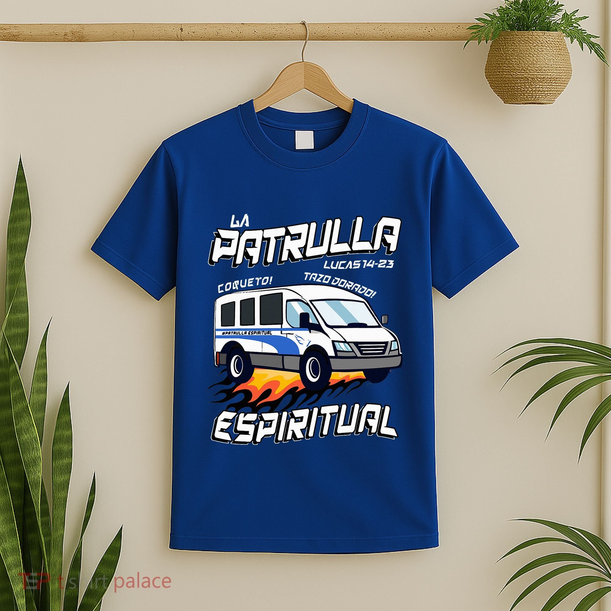 La Patrulla Espiritual Funny Tazo Dorado Mexican Spanish T-Shirt