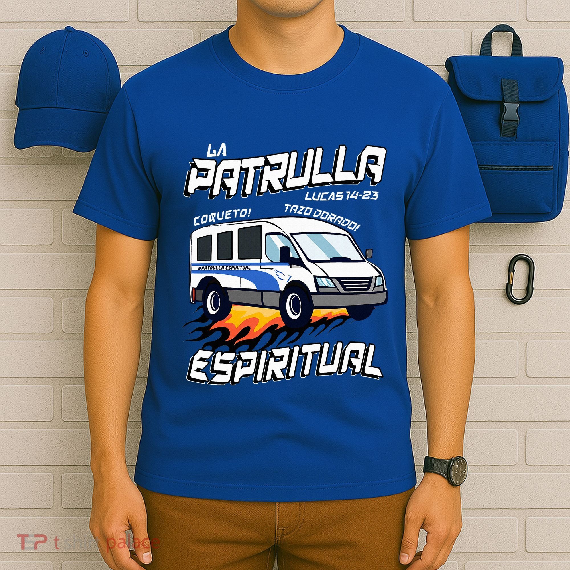 La Patrulla Espiritual Funny Tazo Dorado Mexican Spanish T-Shirt