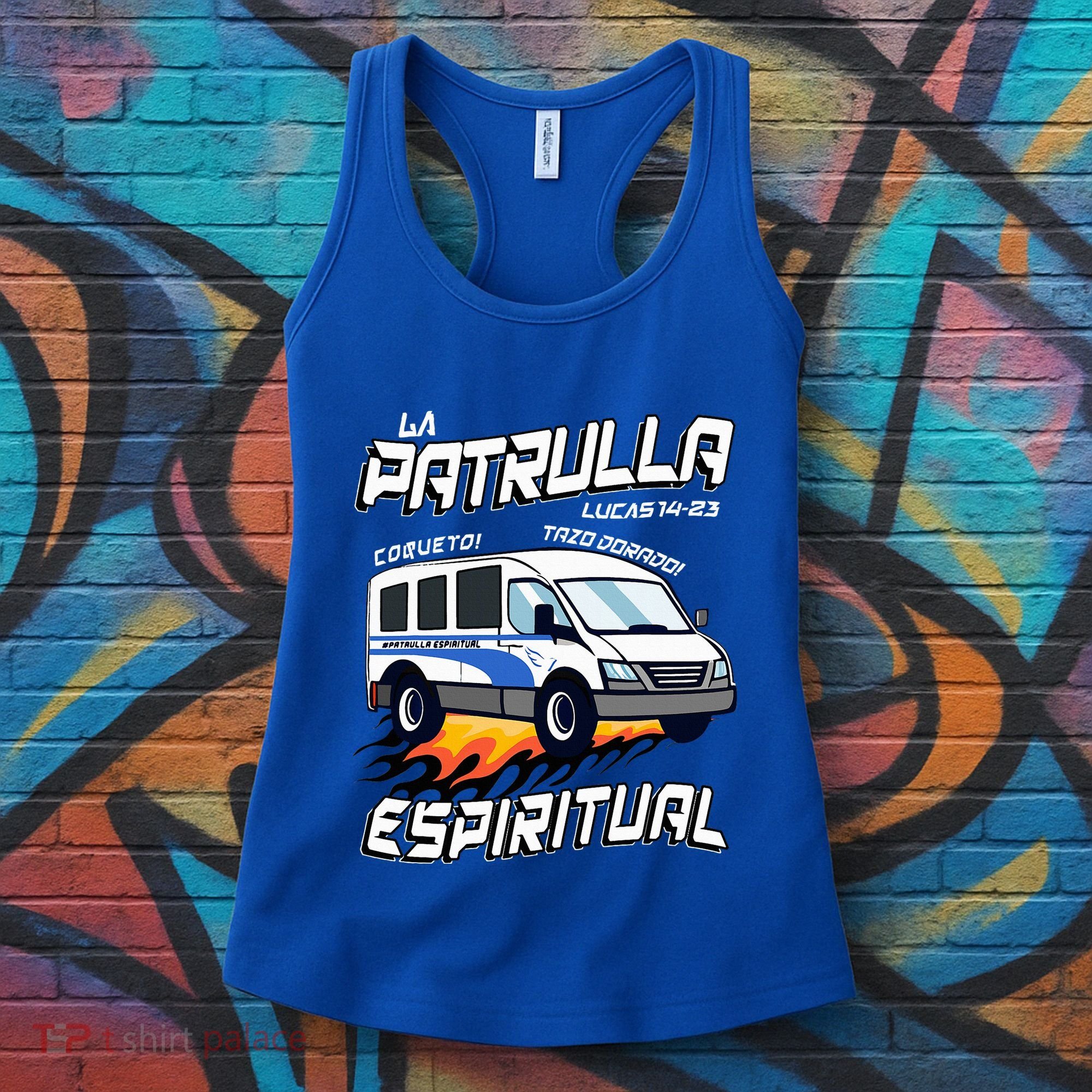 La Patrulla Espiritual Funny Tazo Dorado Mexican Spanish Women's Tank Top