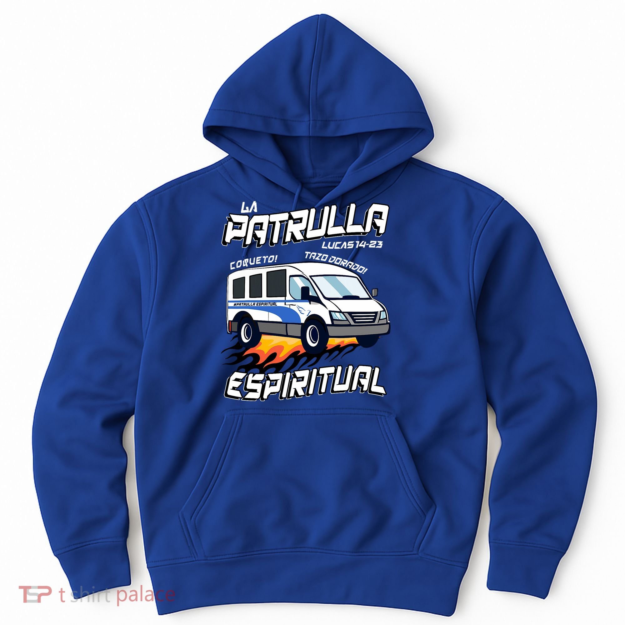 La Patrulla Espiritual Funny Tazo Dorado Mexican Spanish Hoodie