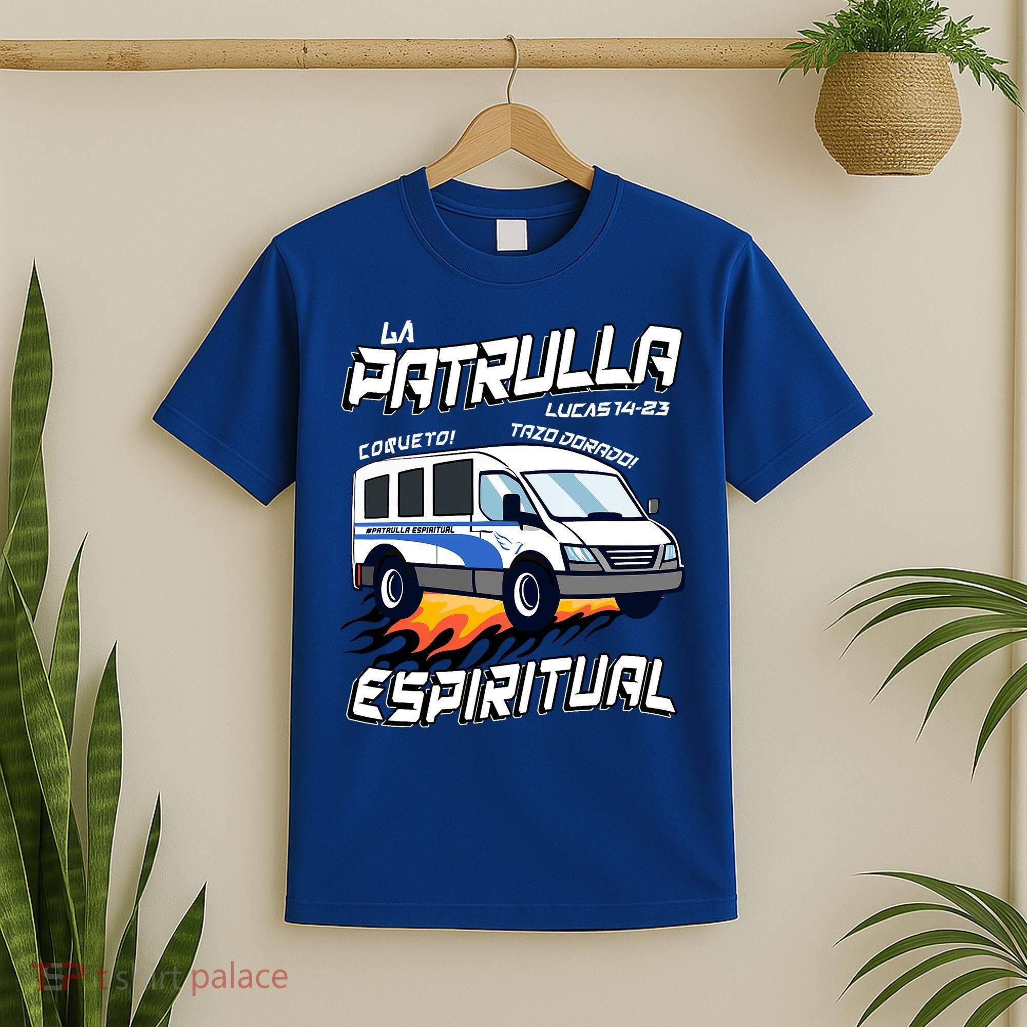 La Patrulla Espiritual Funny Tazo Dorado Mexican Spanish T-Shirt