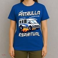 La Patrulla Espiritual Funny Tazo Dorado Mexican Spanish T-Shirt thumb 4