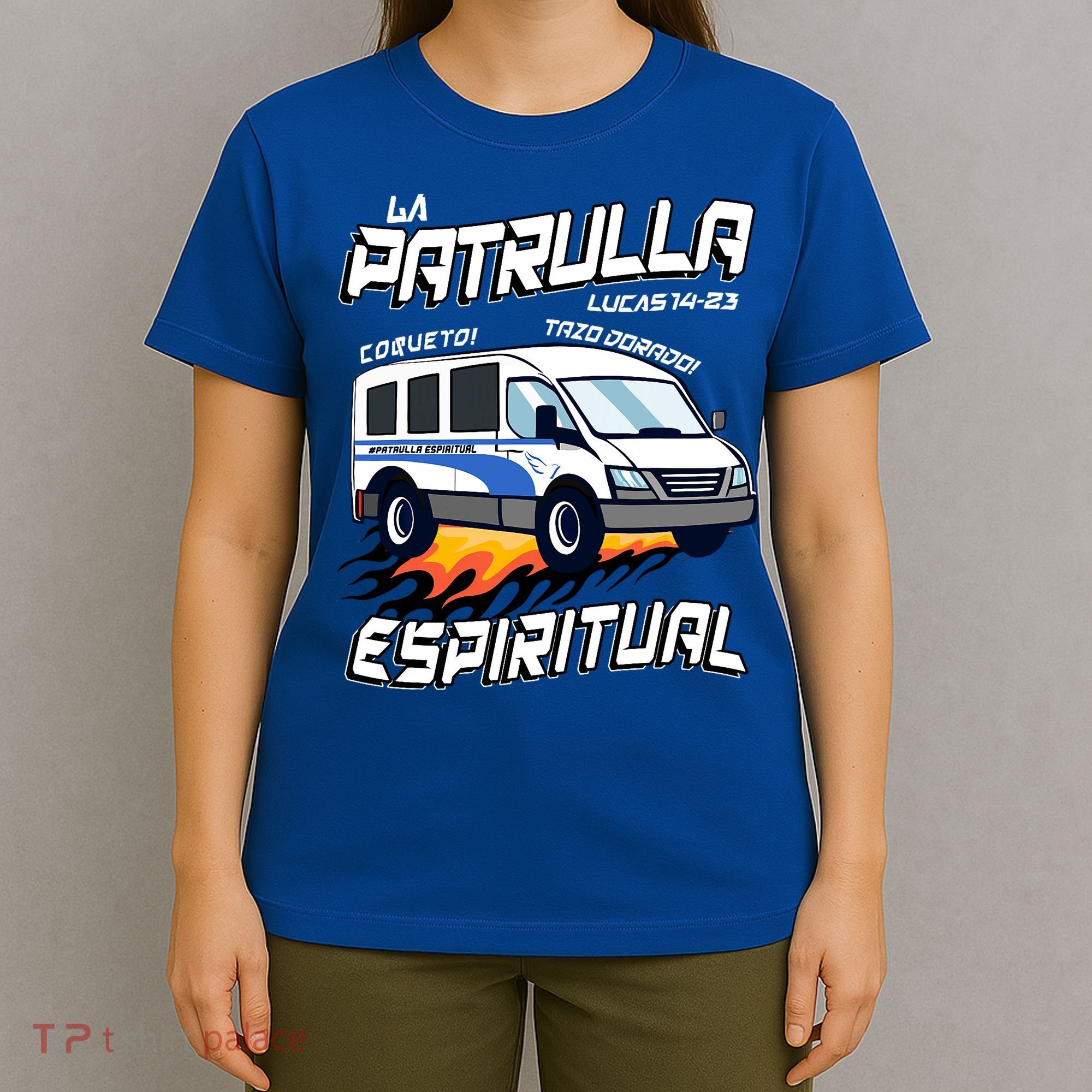 La Patrulla Espiritual Funny Tazo Dorado Mexican Spanish T-Shirt