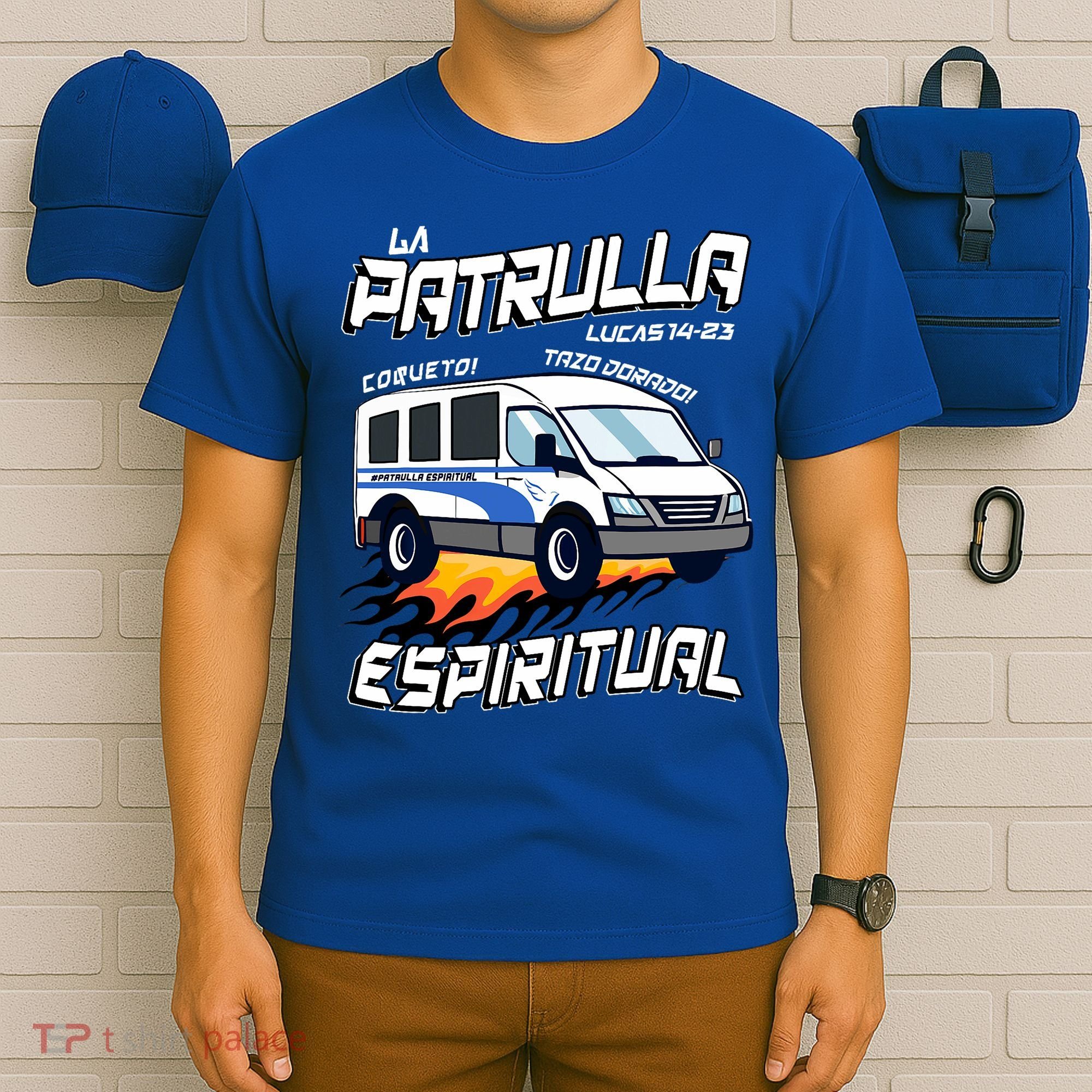 La Patrulla Espiritual Funny Tazo Dorado Mexican Spanish T-Shirt
