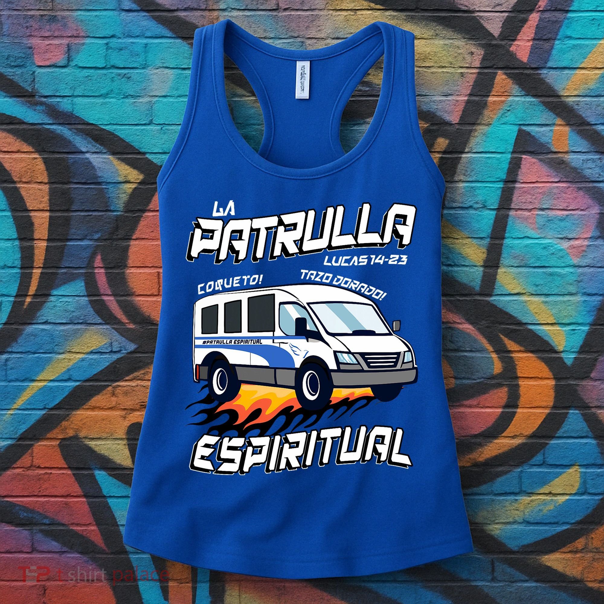 La Patrulla Espiritual Funny Tazo Dorado Mexican Spanish Women's Tank Top